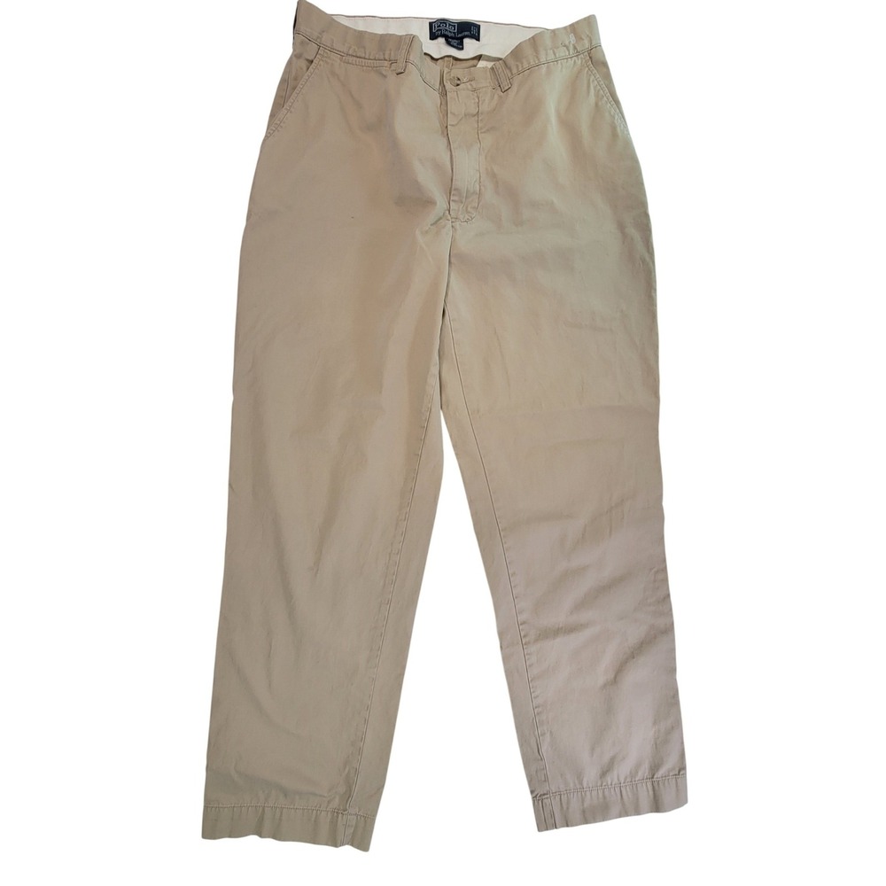 Polo Ralph Lauren Prospect Pant Khaki Cotton Men 34x30 Casual Chino